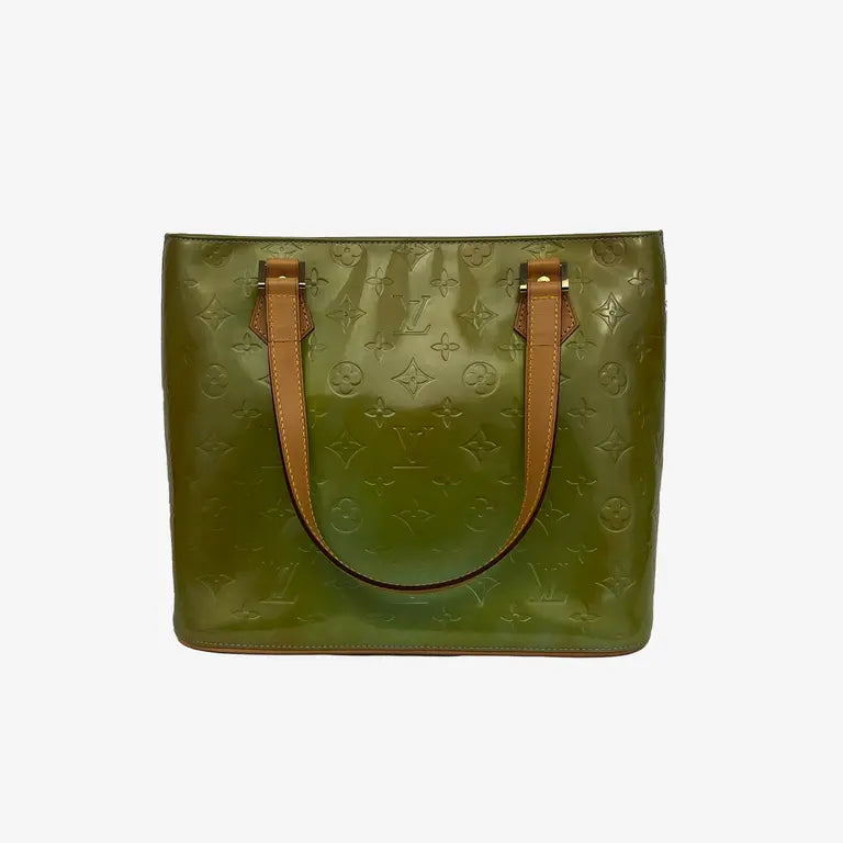 Louis Vuitton Houston Bag Green Vernis Leather